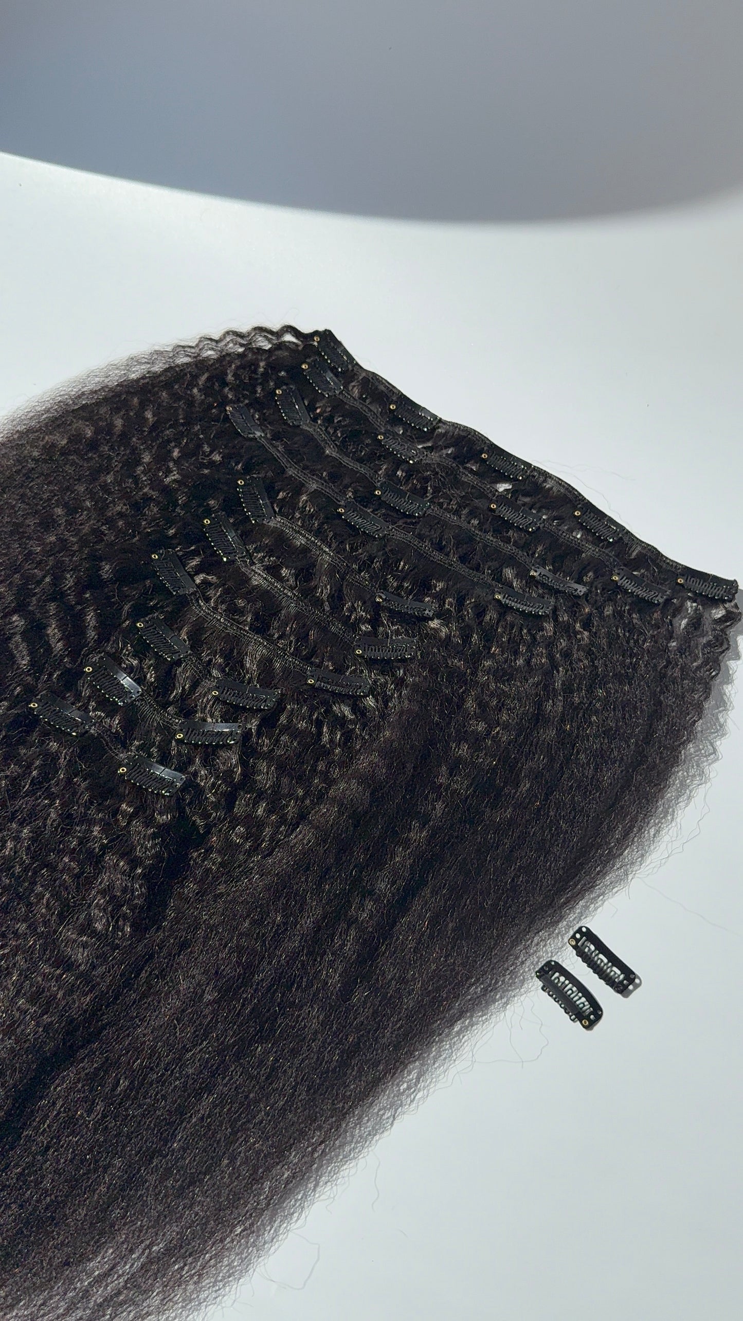 kinky straight clip in hair extensions uk