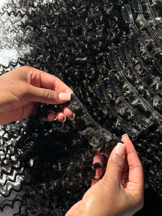 Curly clip ins 